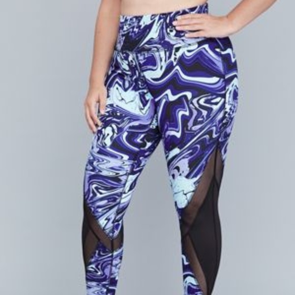 lane bryant white leggings